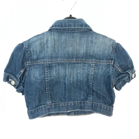 Gap kids denim crop jacket - Picture 2 of 6